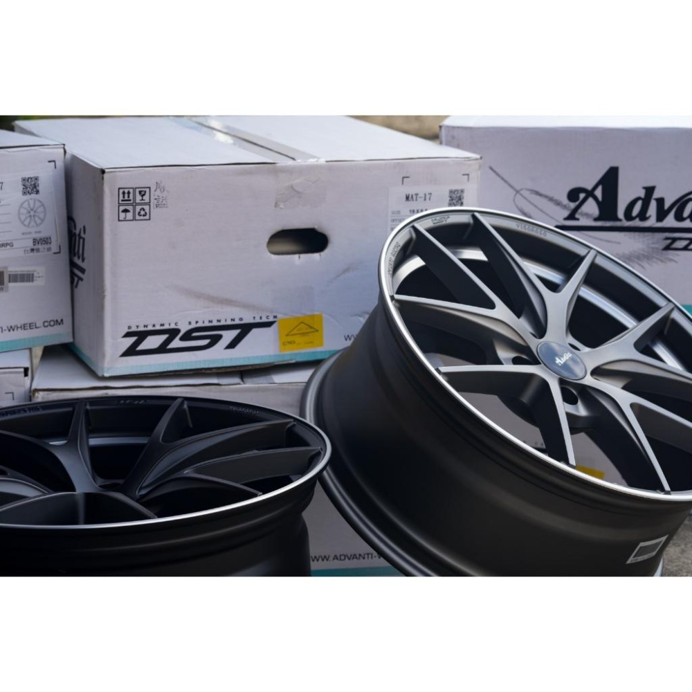 【頂尖】全新Advanti鋁圈MAT17 19吋旋壓鋁圈 5x114.3/5x112 前後配鋁圈 8.5j+9.5j-細節圖3