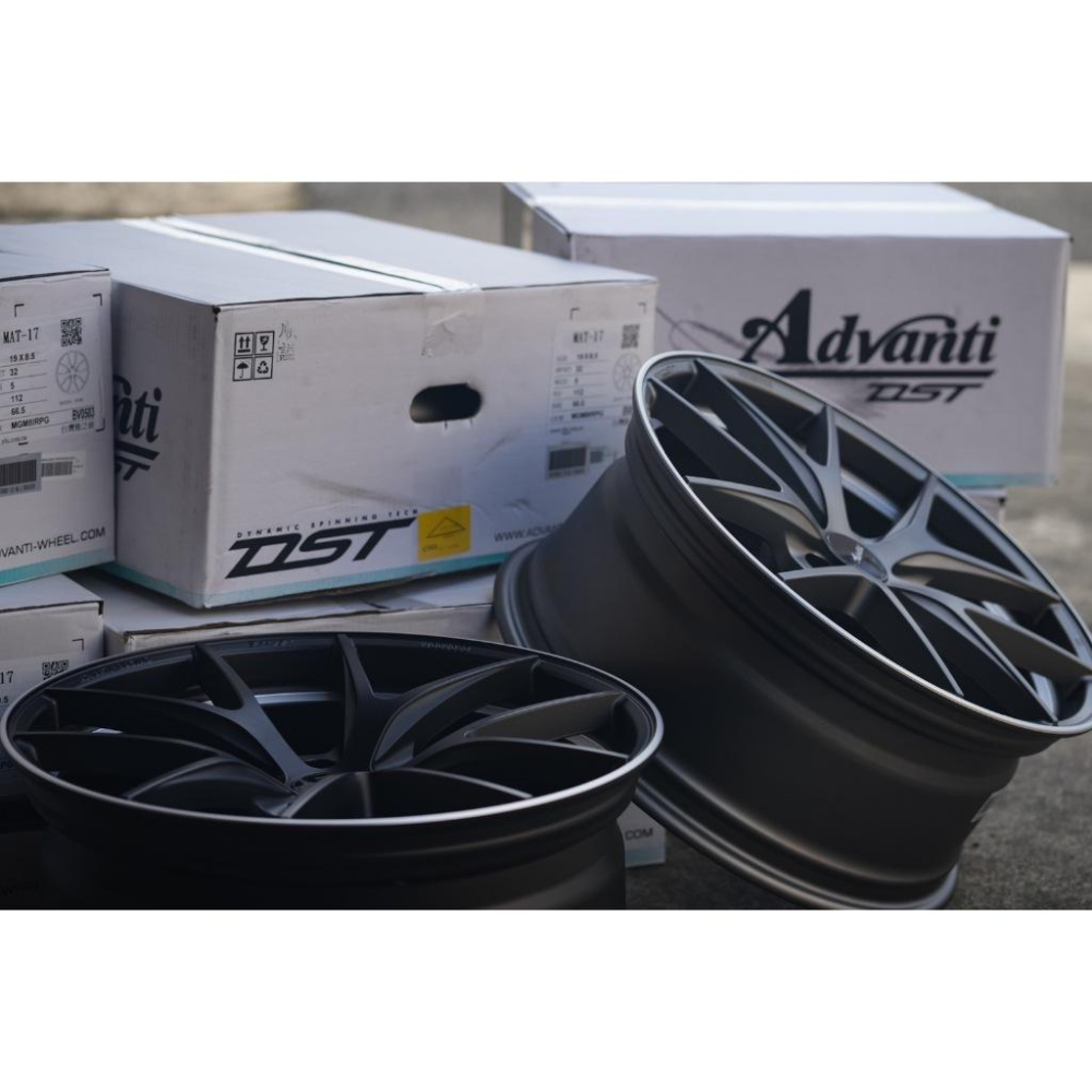 【頂尖】全新Advanti鋁圈MAT17 19吋旋壓鋁圈 5x114.3/5x112 前後配鋁圈 8.5j+9.5j-細節圖4