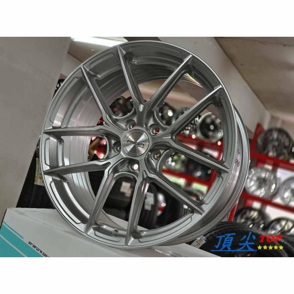 【頂尖】全新 ASGA鋁圈 ARF12 18吋鋁圈 8J 5X108 ET36 中心63.4 亮銀 18吋旋壓鋁圈-細節圖2