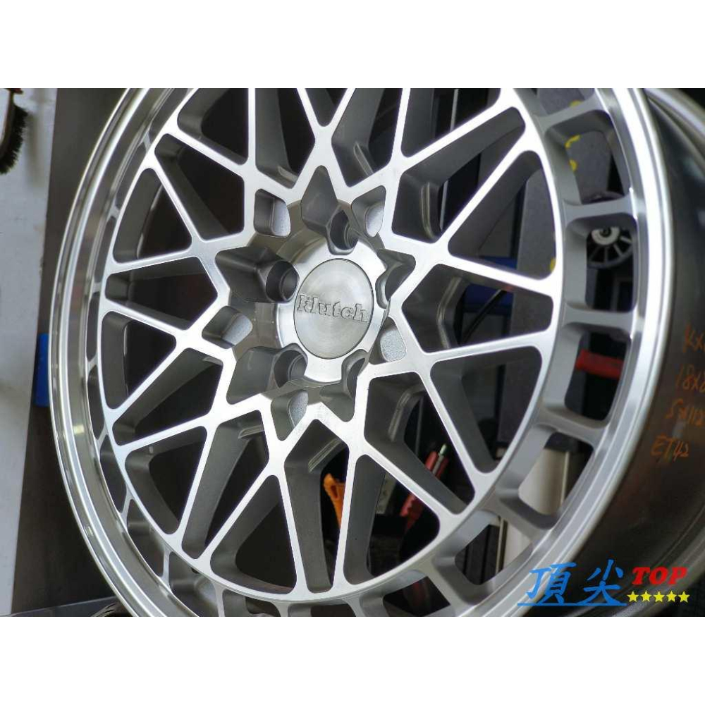 【頂尖】全新 KLUTCH 鋁圈 KX002 18吋旋壓鋁圈 8.5J 5X112 ET42 亮銀+車面銀 18吋鋁圈-細節圖5