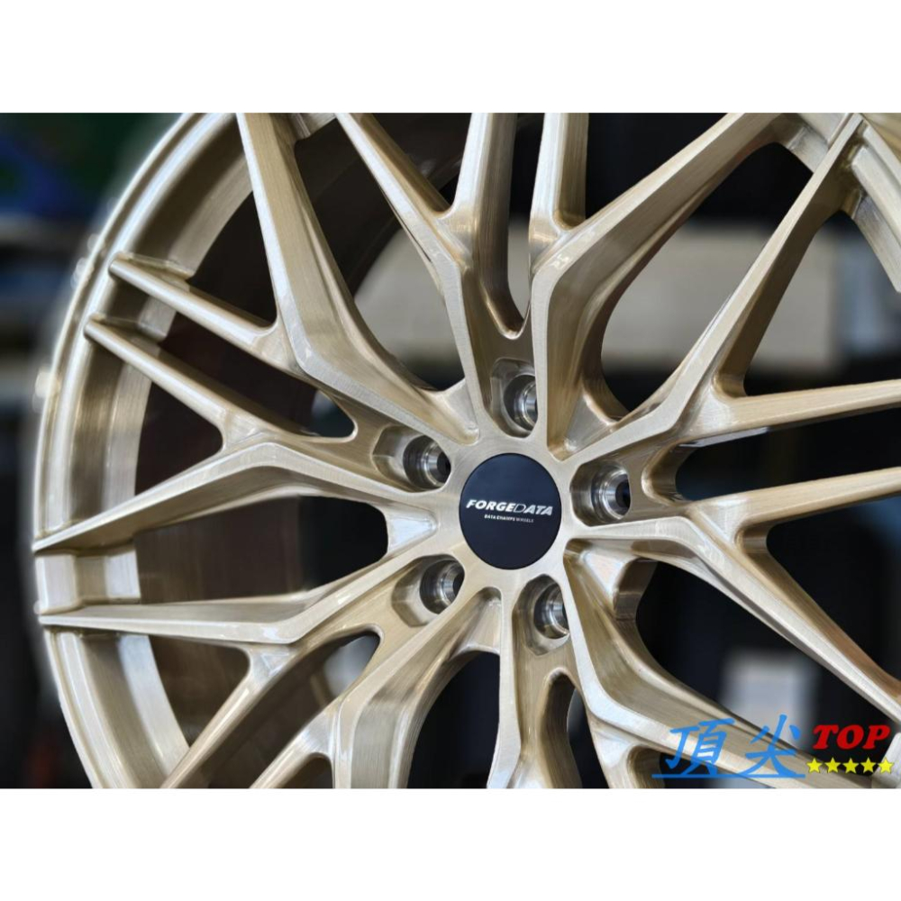 【頂尖】全新 DATA鋁圈 FD03 20吋鋁圈 8.5J 5X114.3/5X112/5X108 20吋鍛造鋁圈-細節圖3