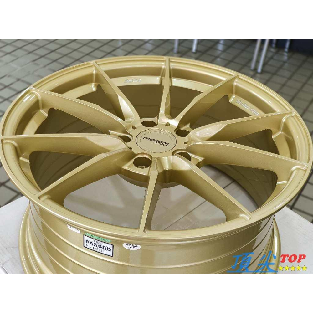 【頂尖】全新ASGA鋁圈ARF06 18吋旋壓鋁圈 5X114.3 8.5J ET43 純金鋁圈 WRX/Impreza-細節圖4