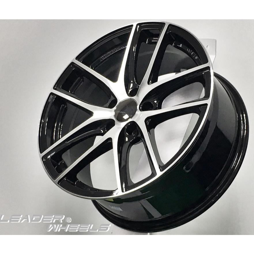 【頂尖】全新 18吋鋁圈 耀麒鋁圈740 8J 5X114.3 ET35 黑色車面 耀麒H740 類RID鋁圈-細節圖2