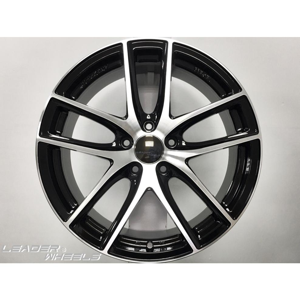 【頂尖】全新 18吋鋁圈 耀麒鋁圈740 8J 5X114.3 ET35 黑色車面 耀麒H740 類RID鋁圈-細節圖3