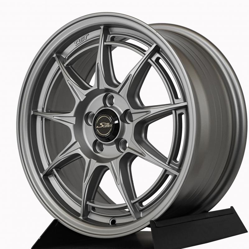 【頂尖】全新 16吋旋壓鋁圈 SI鋁圈 TU22D 7J 5X114.3/4X100/4X114.3 ET38 平光鈦銀-細節圖2