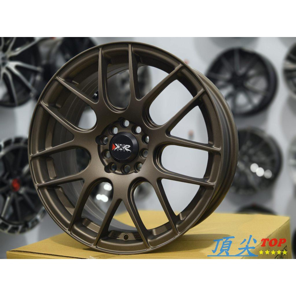【頂尖】全新美國XXR鋁圈 XXR530鋁圈17吋 7J ET40 4X114.3/4X100平光古銅 17吋XXR鋁圈-細節圖3
