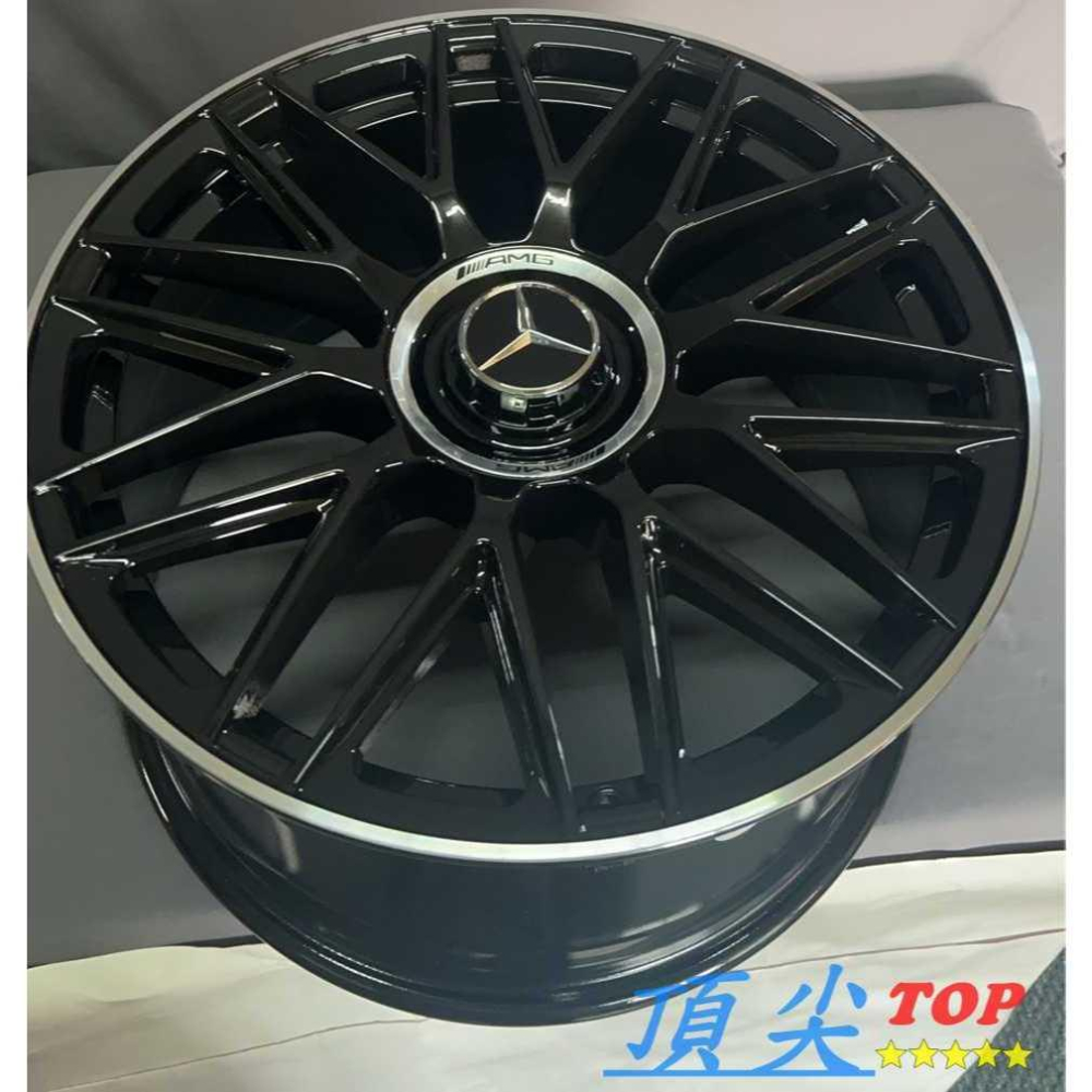【頂尖】全新 19吋賓士鋁圈 類ED1樣式鋁圈 8.5J+9.5J ET35+ET45 鋼琴黑烤漆/類賓士AMG鋁圈-細節圖2
