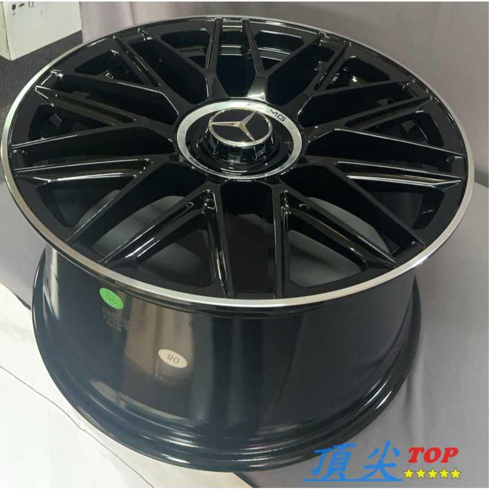 【頂尖】全新 19吋賓士鋁圈 類ED1樣式鋁圈 8.5J+9.5J ET35+ET45 鋼琴黑烤漆/類賓士AMG鋁圈-細節圖3