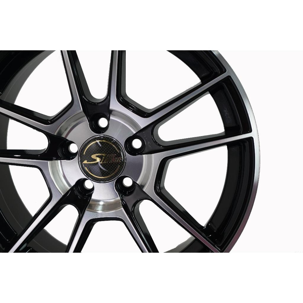 【頂尖】全新SI鋁圈S872 16吋鋁圈 7J 4X114.3 ET40黑底+銀面 16吋鋁圈4X100/4X114.3-細節圖2