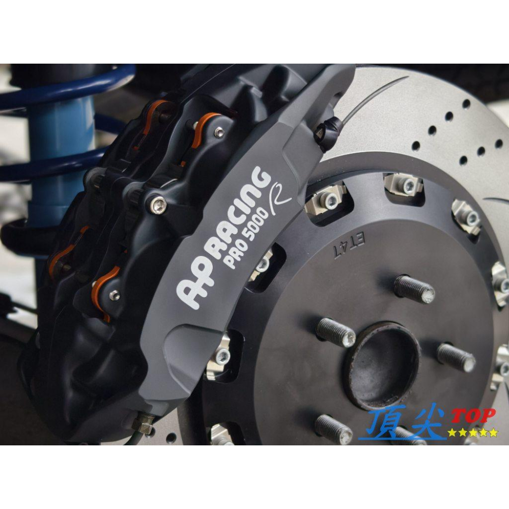 【頂尖】全新台製鍛造後卡鉗小六活塞+350mm碟盤+陶瓷煞車皮/WISH後卡鉗/DDI 小六活塞卡鉗/類AP9440卡鉗-細節圖2