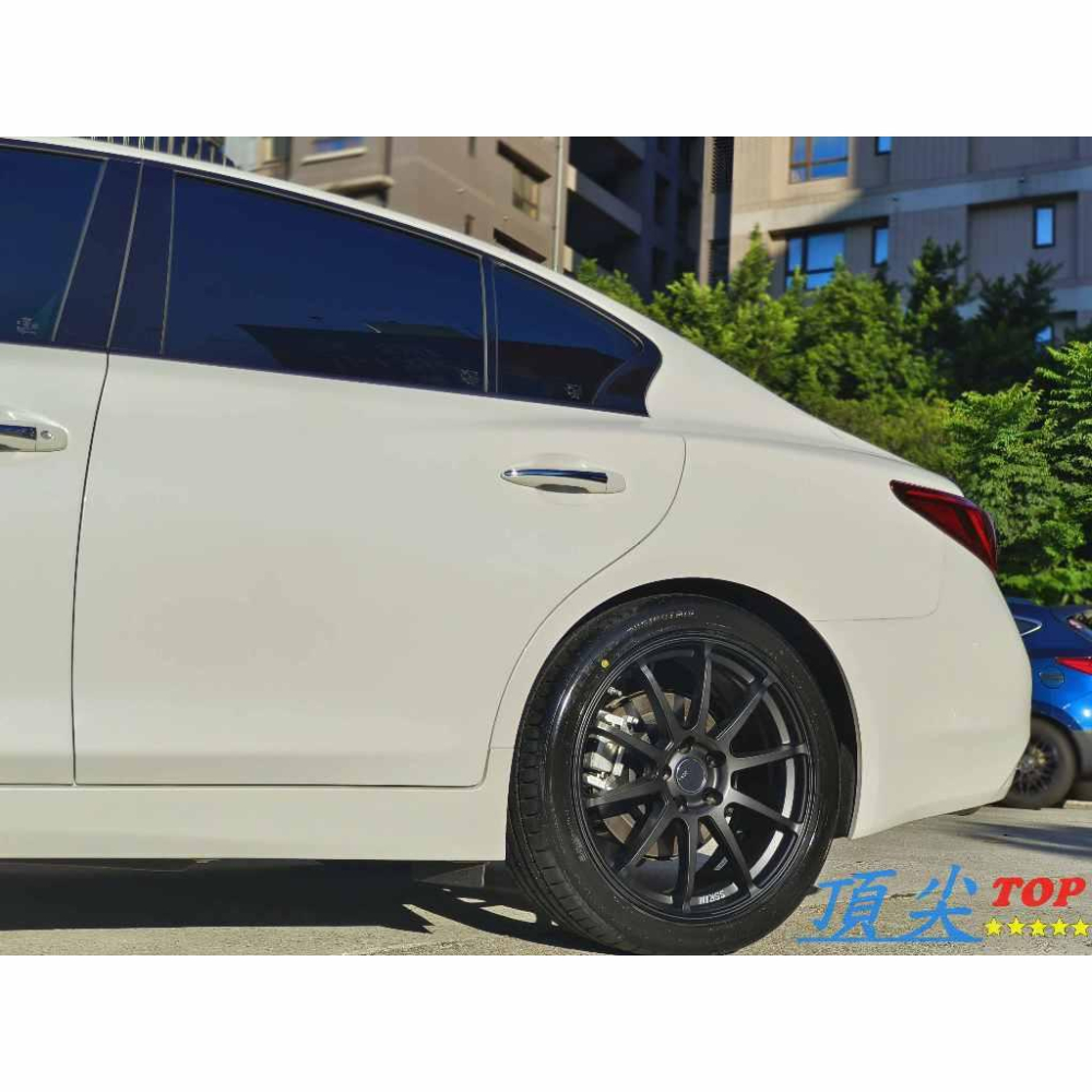 【頂尖】全新SSR鋁圈 19吋鋁圈 5X114.3 8.5J ET38 平光黑 SSR GTV02實車照 19吋旋壓鋁圈-細節圖2