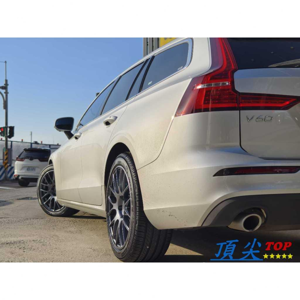 【頂尖】全新 SSR鋁圈GTV04 18吋鋁圈 8.5J 5X108 ET42 閃灰 VOLVO V60鋁圈實車照-細節圖6
