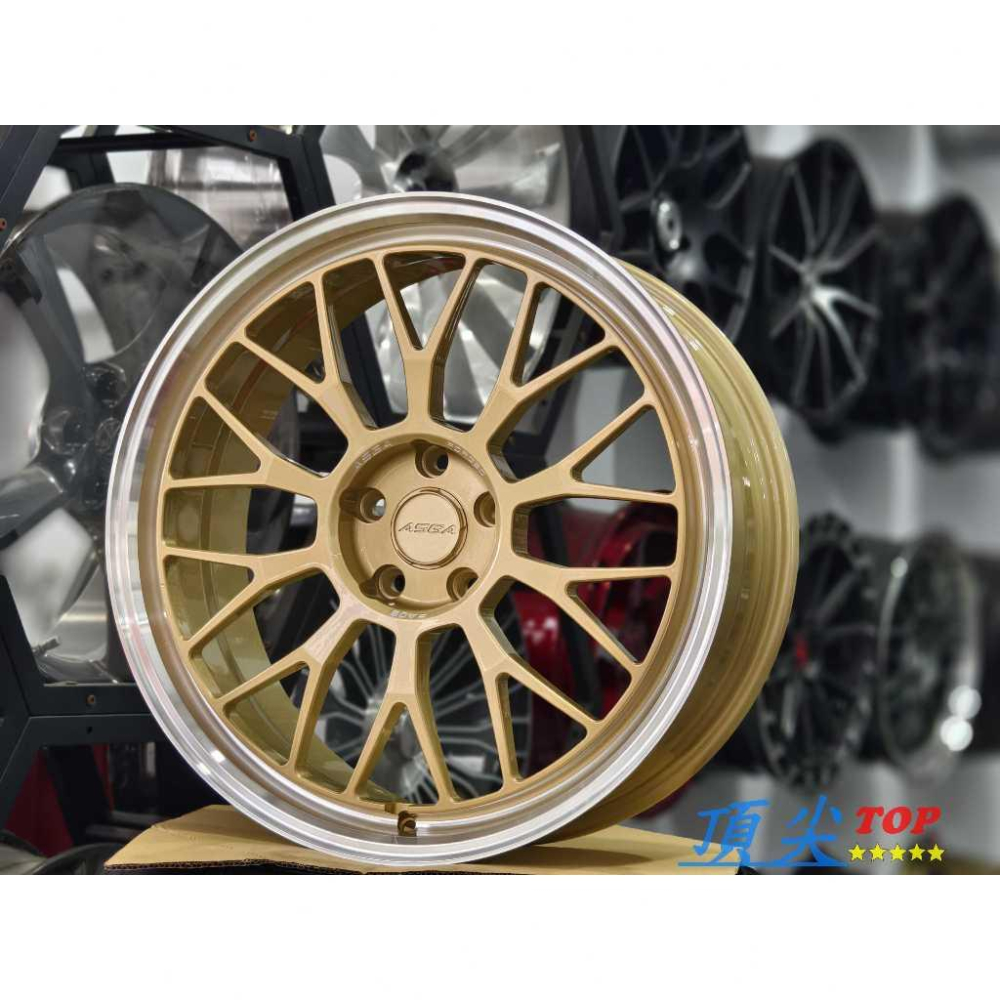 【頂尖】全新 ASGA鋁圈FA08 19吋鍛造鋁圈 5X114/5X112/5X108/深唇鋁圈/類RAYS 21A鋁圈-細節圖3