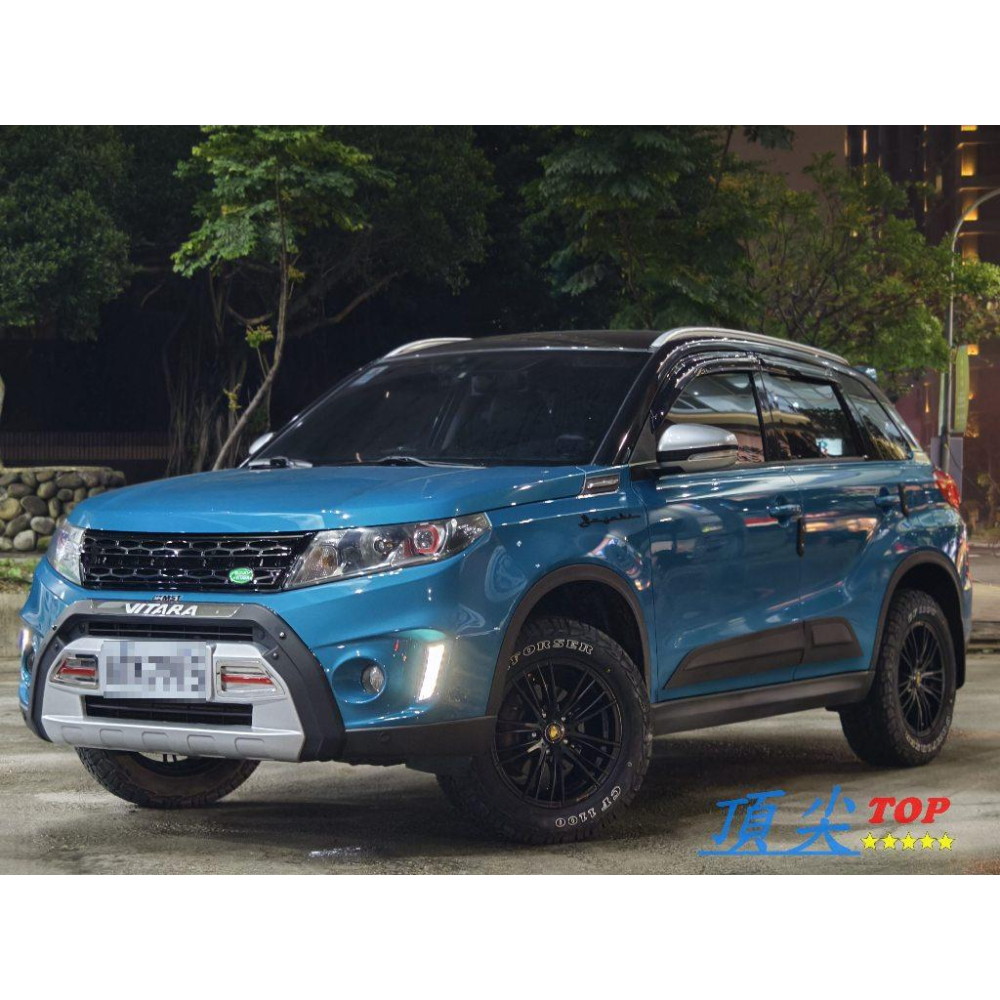 【頂尖】全新 16吋鋁圈 耀麒鋁圈551 16吋 7j 5x114.3 et40 平光黑 Vitara鋁圈/越野鋁圈-細節圖2