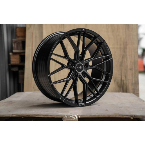 【頂尖】全新 ATMOS X X17鋁圈 18吋旋壓鋁圈 8j 5x108 et38平光黑 ATMOS X鋁圈18吋鋁圈