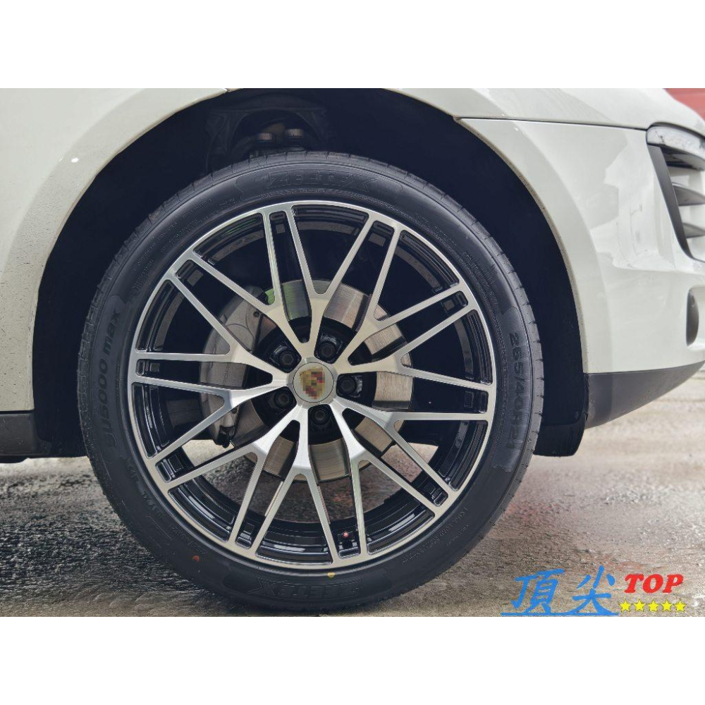 【頂尖】全新 保時捷樣式鍛造21吋鋁圈 Porsche Macan鋁圈/ Macan輪胎 泰國胎 捷泰斯輪胎-細節圖5