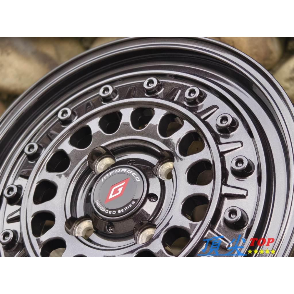 【頂尖】全新inFORGED 2336 15吋鋁圈5X114.3/4X114 貨車鋁圈/15吋高載重鋁圈/15吋越野鋁圈-細節圖3