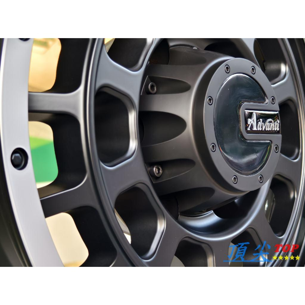 【頂尖】Advanti鋁圈 RFF05 17吋黑車邊 6X139.7/6X130/5X120/5X114.3/5X112-細節圖3