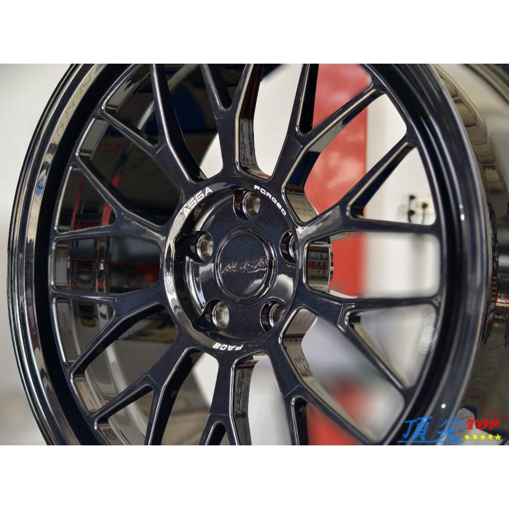 【頂尖】全新 ASGA鋁圈FA08 19吋鍛造鋁圈 8.5J 5X114.3/5X112/5X108海拉風鋁圈/深唇鋁圈-細節圖2