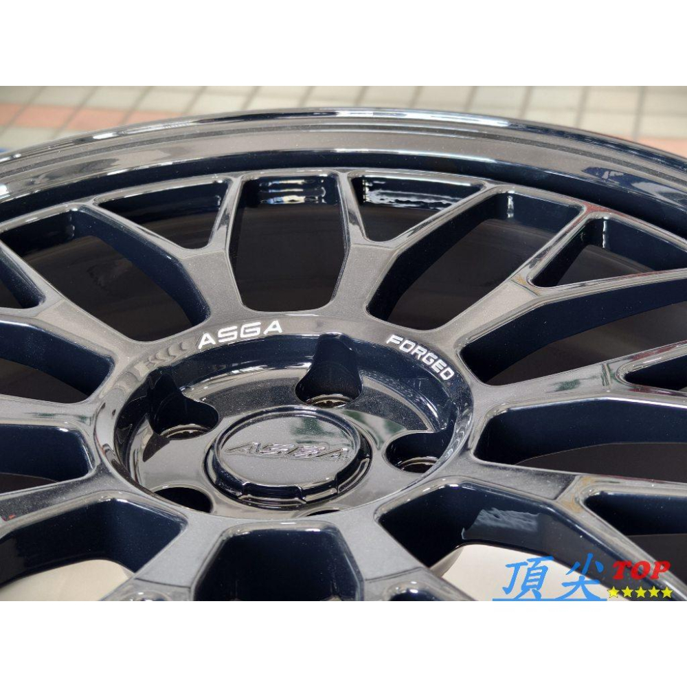 【頂尖】全新 ASGA鋁圈FA08 19吋鍛造鋁圈 8.5J 5X114.3/5X112/5X108海拉風鋁圈/深唇鋁圈-細節圖3