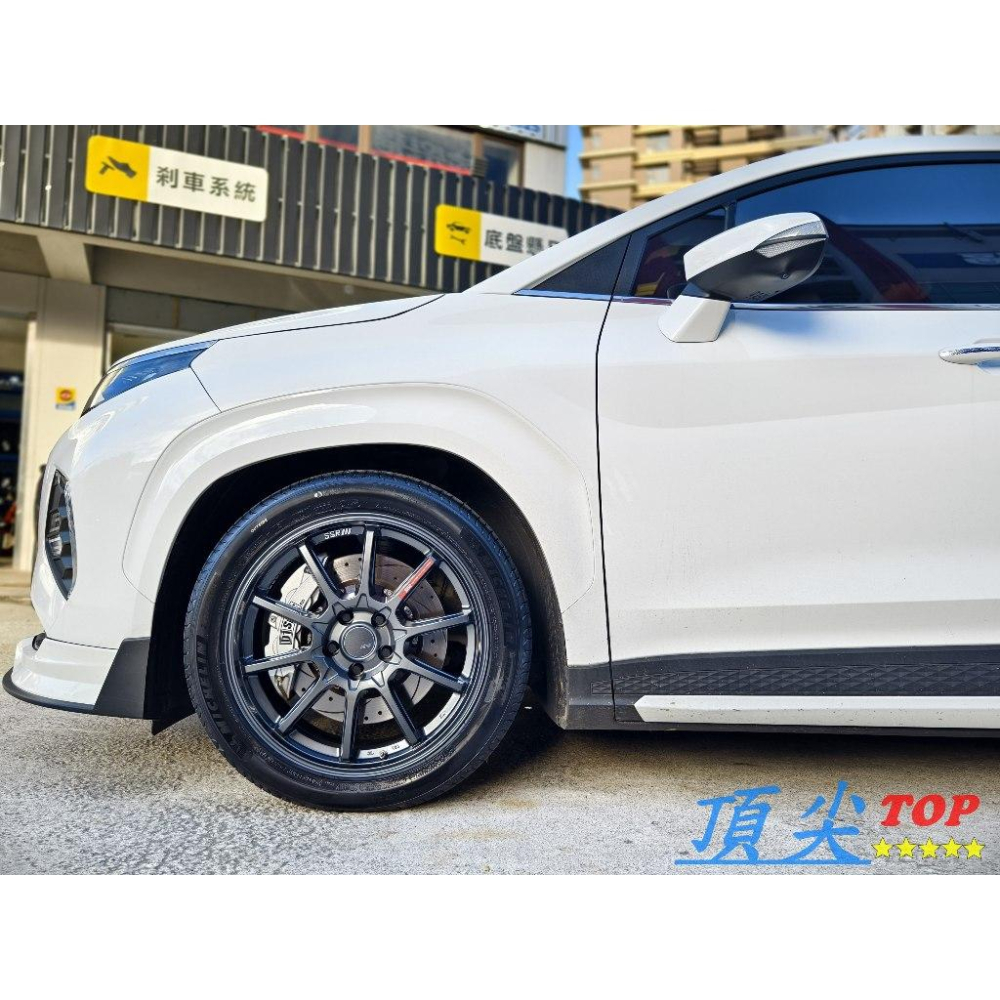 【頂尖】全新 SSR鋁圈 GTV05 閃灰 19吋 8J 5X114 ET38 Custin鋁圈實車照 19吋鋁圈-細節圖5