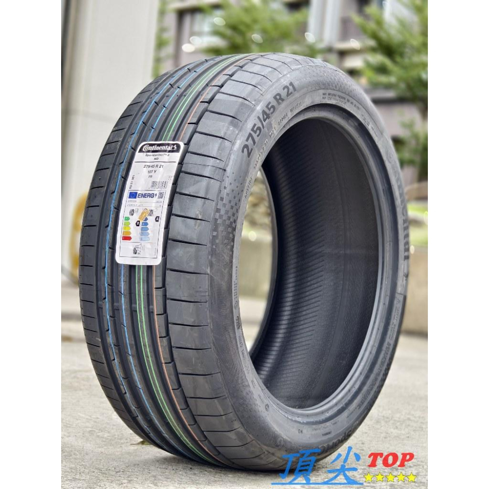 【頂尖】全新馬牌輪胎 SC6 275/45-21 賓士MO認證 Continental SportContact6-細節圖3