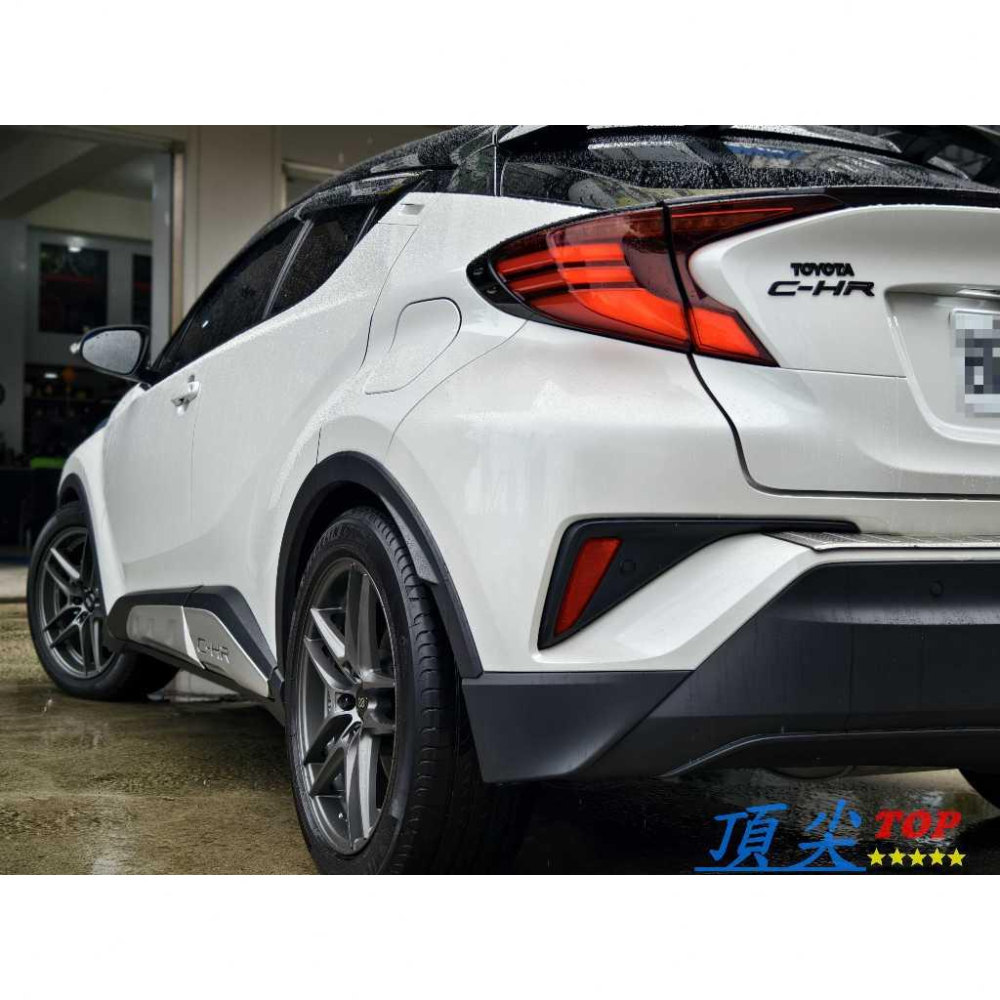 【頂尖】全新 ENKEI鋁圈 SC37 18吋 5X114.3 8J ET42 平光槍灰 TOYOTA CHR鋁圈實裝照-細節圖4