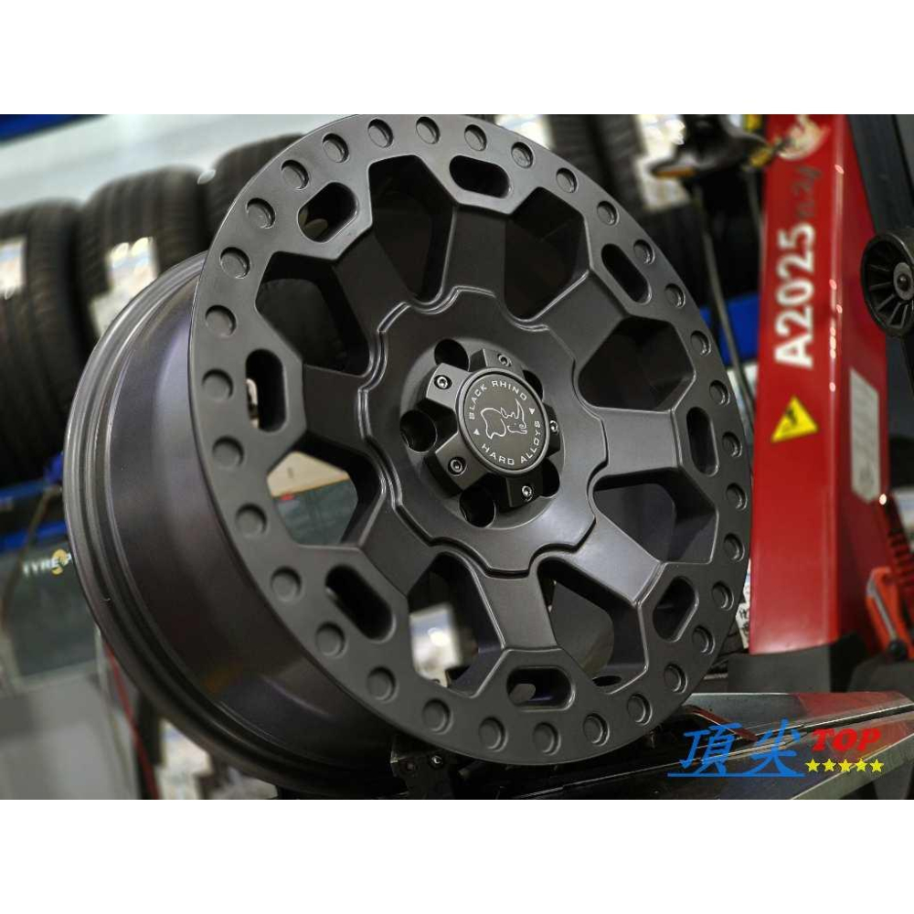 【頂尖】全新黑犀牛鋁圈 M6299 17吋鋁圈 5X114.3 8J ET35 RAV4鋁圈 美國Black Rhino-細節圖3