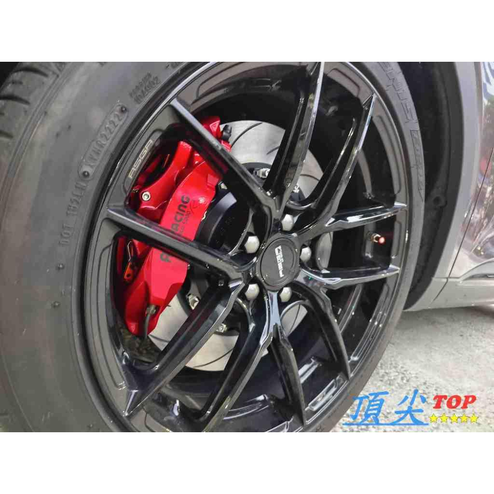 【頂尖】全新 MG HS六活塞卡鉗+380mm浮動盤+陶瓷煞車皮+金屬油管/台灣製造卡鉗/台灣製造碟盤/台製煞車皮-細節圖3