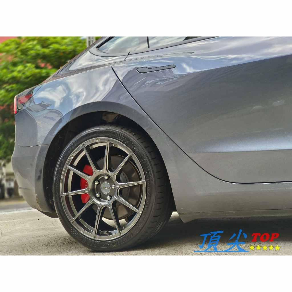 【頂尖】全新 19吋旋壓鋁圈 Advanti MAT21 8.5j et40特斯拉3鋁圈/Model 3鋁圈/19吋鋁圈-細節圖2