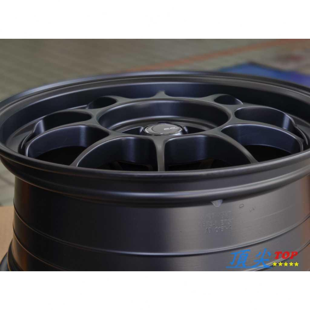 【頂尖】全新SI鋁圈EP20 17吋旋壓鋁圈 8J 5X114.3 ET40/5X100 ET35 平光黑 17吋鋁圈-細節圖3