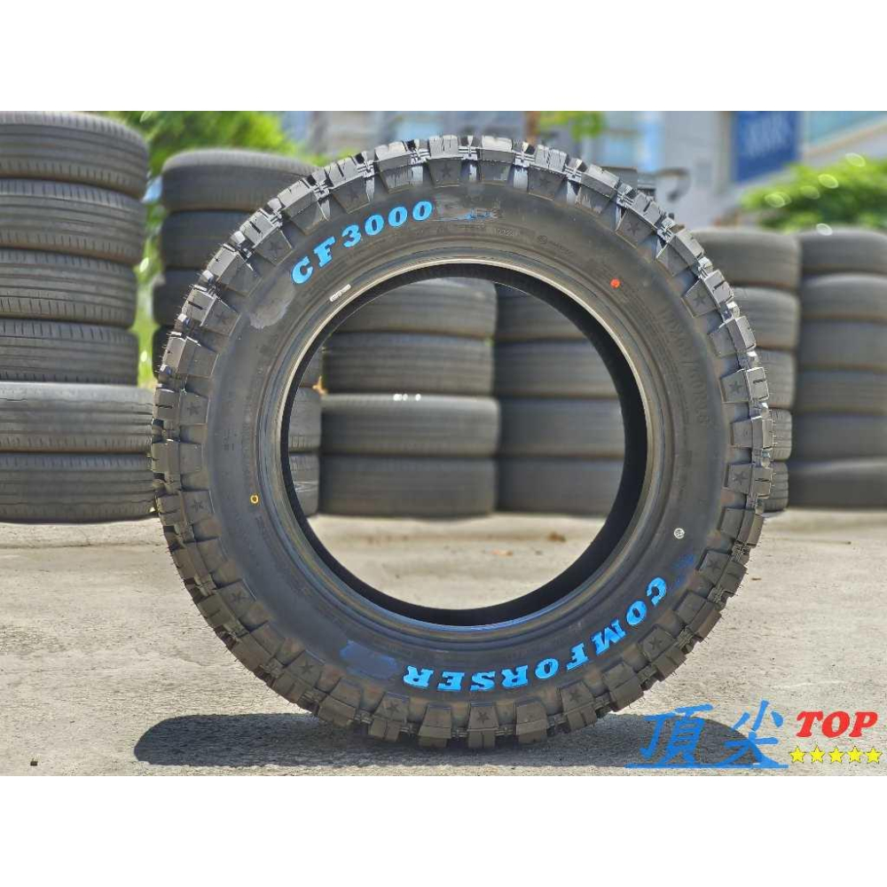 【頂尖】全新 科馬仕輪胎 CF3000/MT輪胎/越野胎/COMFORSER輪胎/胎壁白字輪胎/歐盟認證/巧克粒輪胎-細節圖2