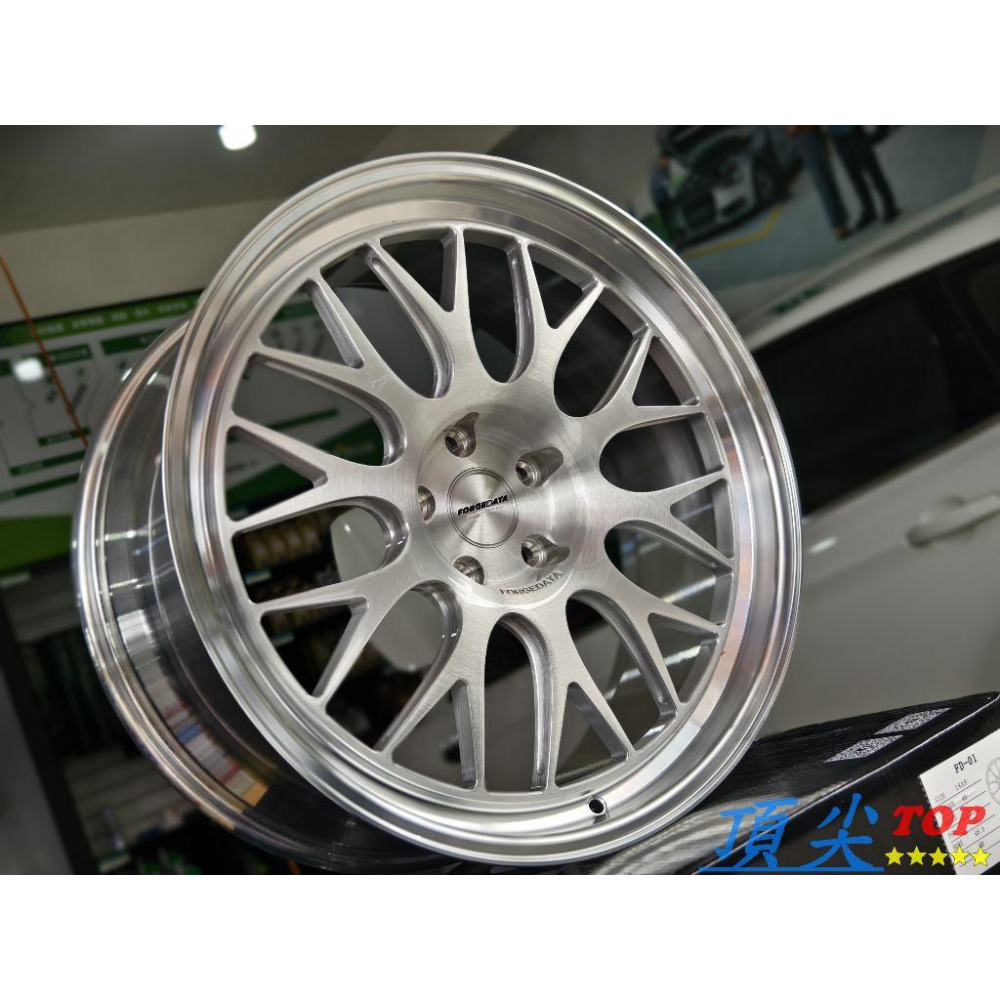 【頂尖】全新 DATA鋁圈 FD04鍛造客製化鋁圈 髮絲銀鋁圈19吋鋁圈/20吋鋁圈/21吋鋁圈 類RAYS 21A樣式-細節圖2