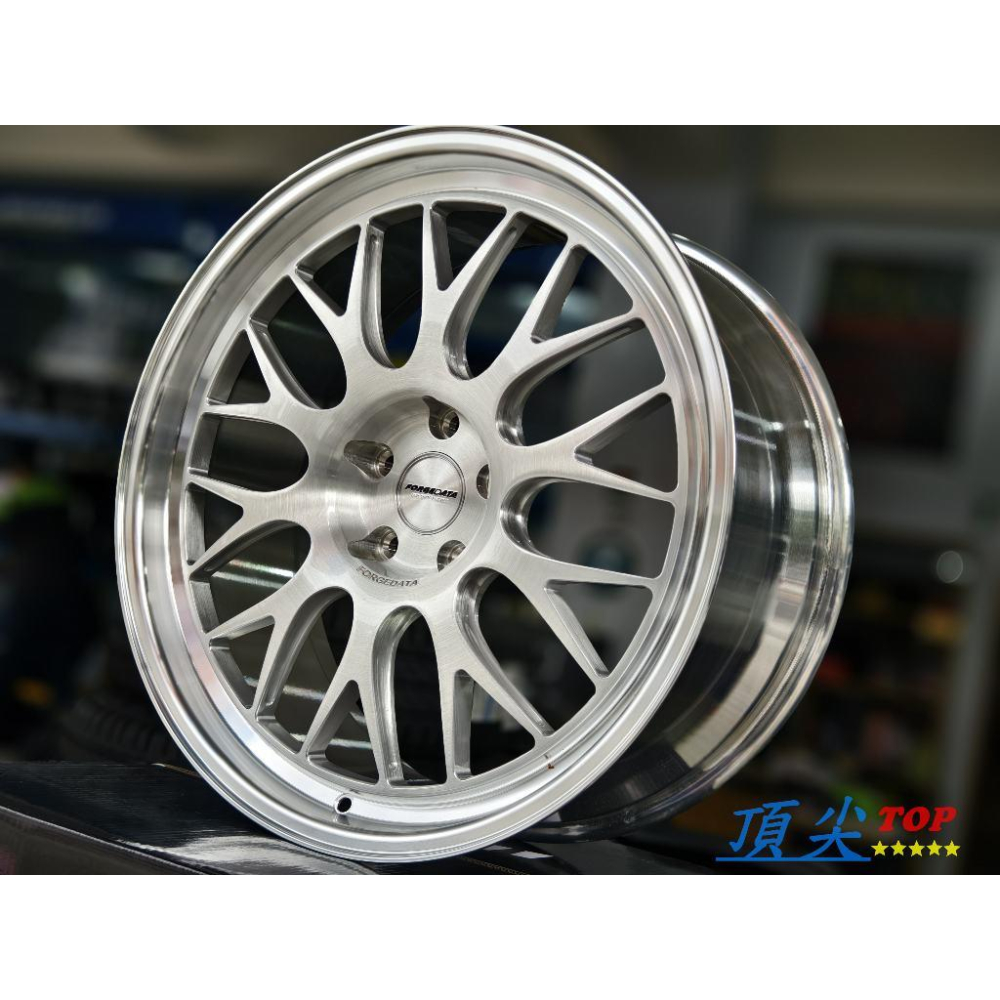 【頂尖】全新 DATA鋁圈 FD04鍛造客製化鋁圈 髮絲銀鋁圈19吋鋁圈/20吋鋁圈/21吋鋁圈 類RAYS 21A樣式-細節圖3