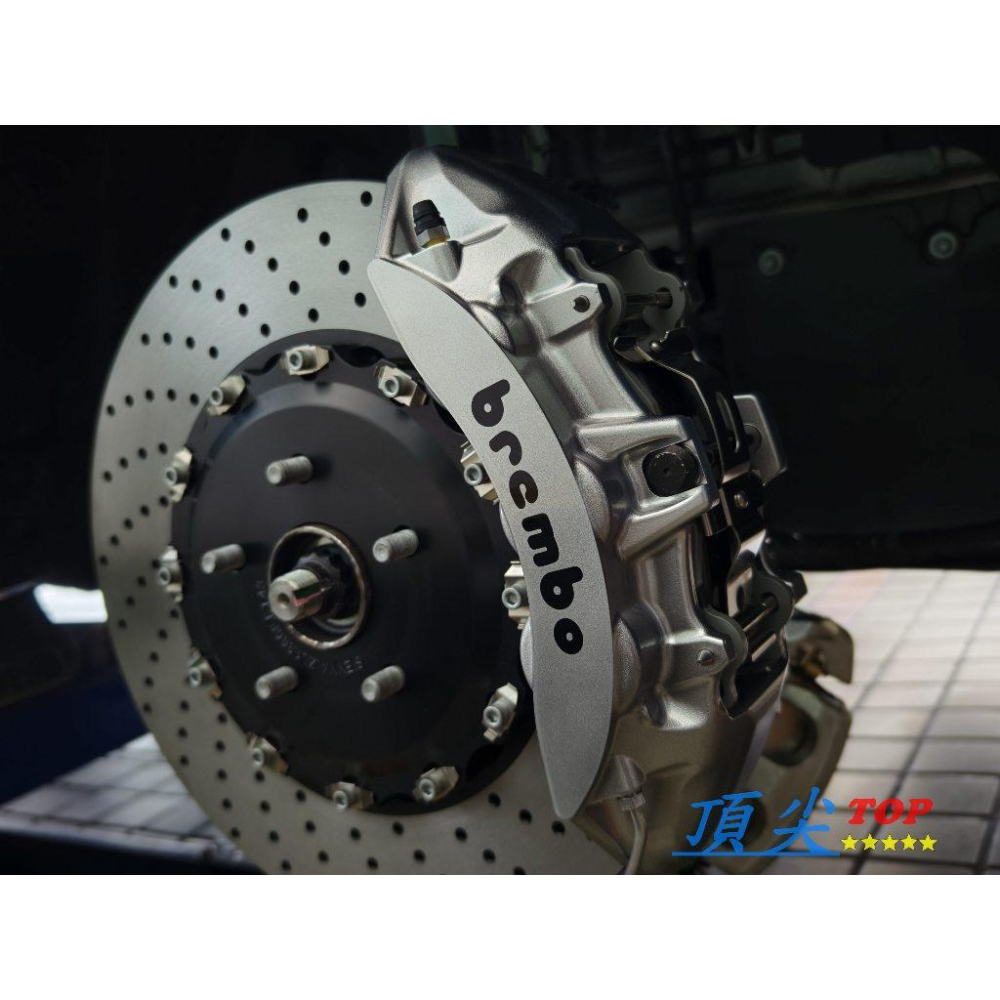 【頂尖】全新brembo卡鉗BREMBO ZL1卡鉗+380mm全浮動碟盤 Toyota Sienna卡鉗 大六活塞卡鉗-細節圖2