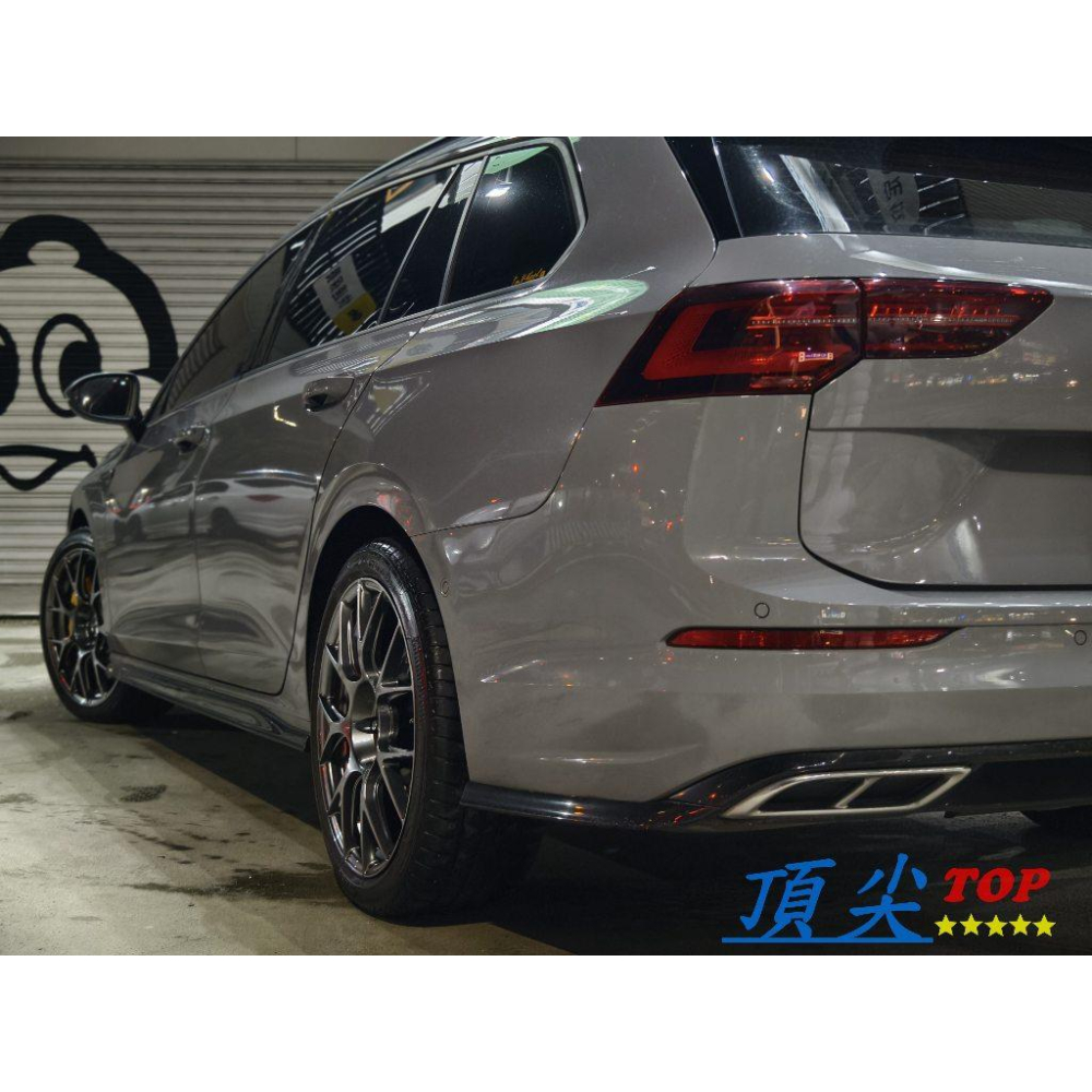 【頂尖】全新 SI鋁圈 EP27 18吋旋壓鋁圈 8J 5X112 ET40 黑高亮/鈦色鋁圈 福斯GOLF鋁圈實車照-細節圖3