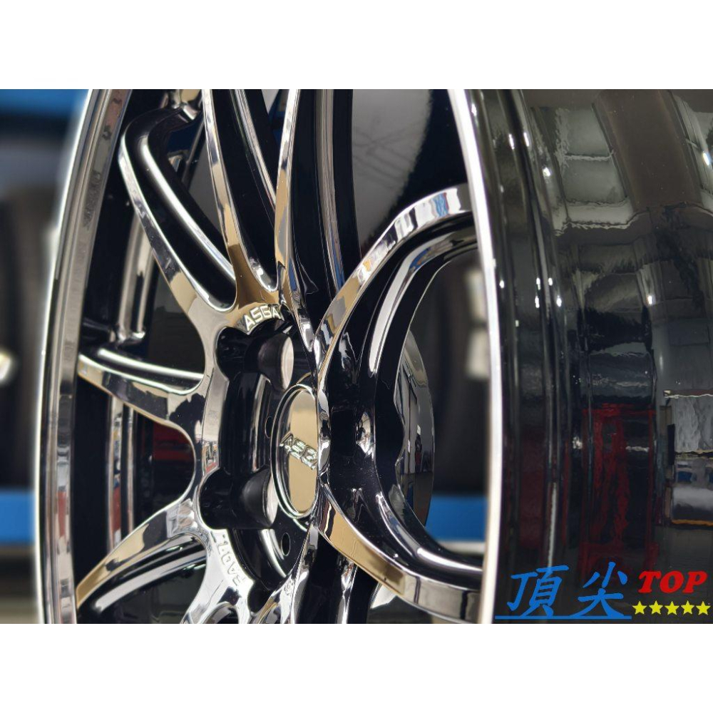 【頂尖】全新 ASGA鍛造鋁圈 FA07 19吋鍛造鋁圈 5X114.3/5X112/5X108 鋼琴黑/亮黑/深唇鋁圈-細節圖5