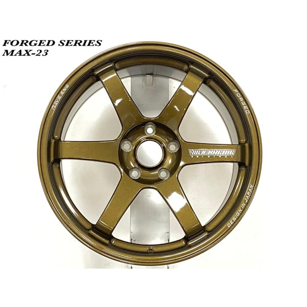 【頂尖】全新 MAHOM鋁圈 MAX-23 19吋鋁圈 5X120 8.5J+9.5J ET35+ET40 古銅金-細節圖3