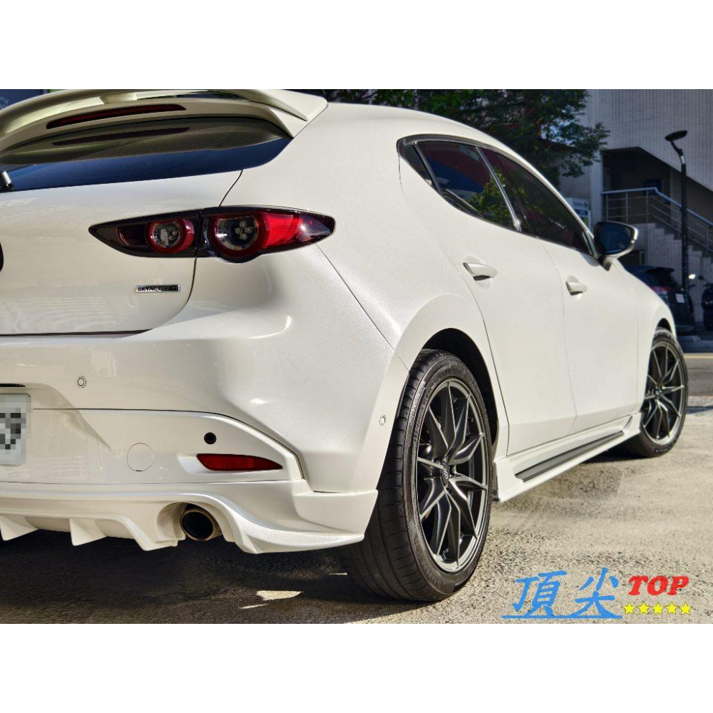 【頂尖】全新 enkei鋁圈 SQ31 18吋鋁圈 8J 5X114.3 ET40 平光鐵灰鋁圈 馬自達3鋁圈實車照-細節圖5