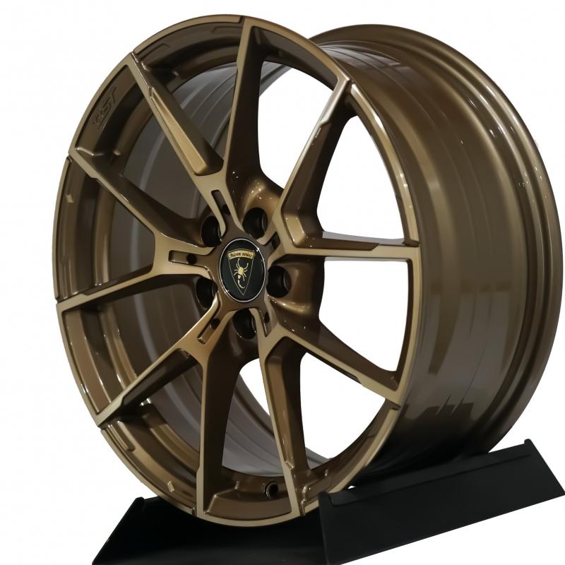 【頂尖】全新17吋鋁圈 TU07D 7.5j 5x114.3/5x112/5x108 17吋旋壓鋁圈 重量7.7kg古銅-細節圖2