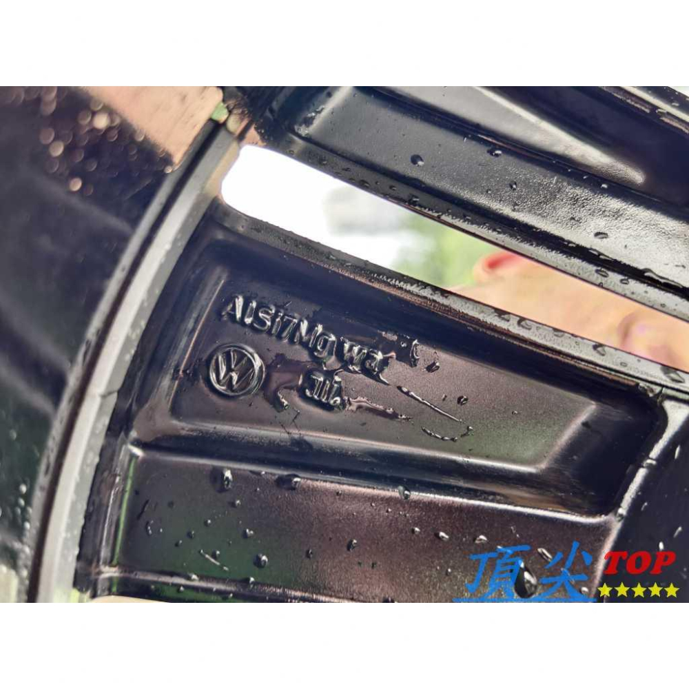 【頂尖】中古鋁圈Arteo19吋鋁圈 福斯19吋鋁圈 5X112 8J ET40 正面有一條傷痕 一套16000-細節圖7