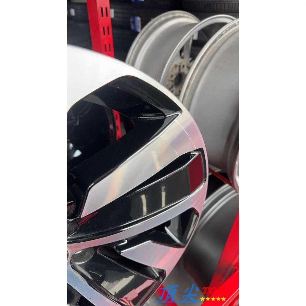 【頂尖】中古鋁圈Arteo19吋鋁圈 福斯19吋鋁圈 5X112 8J ET40 正面有一條傷痕 一套16000-細節圖8