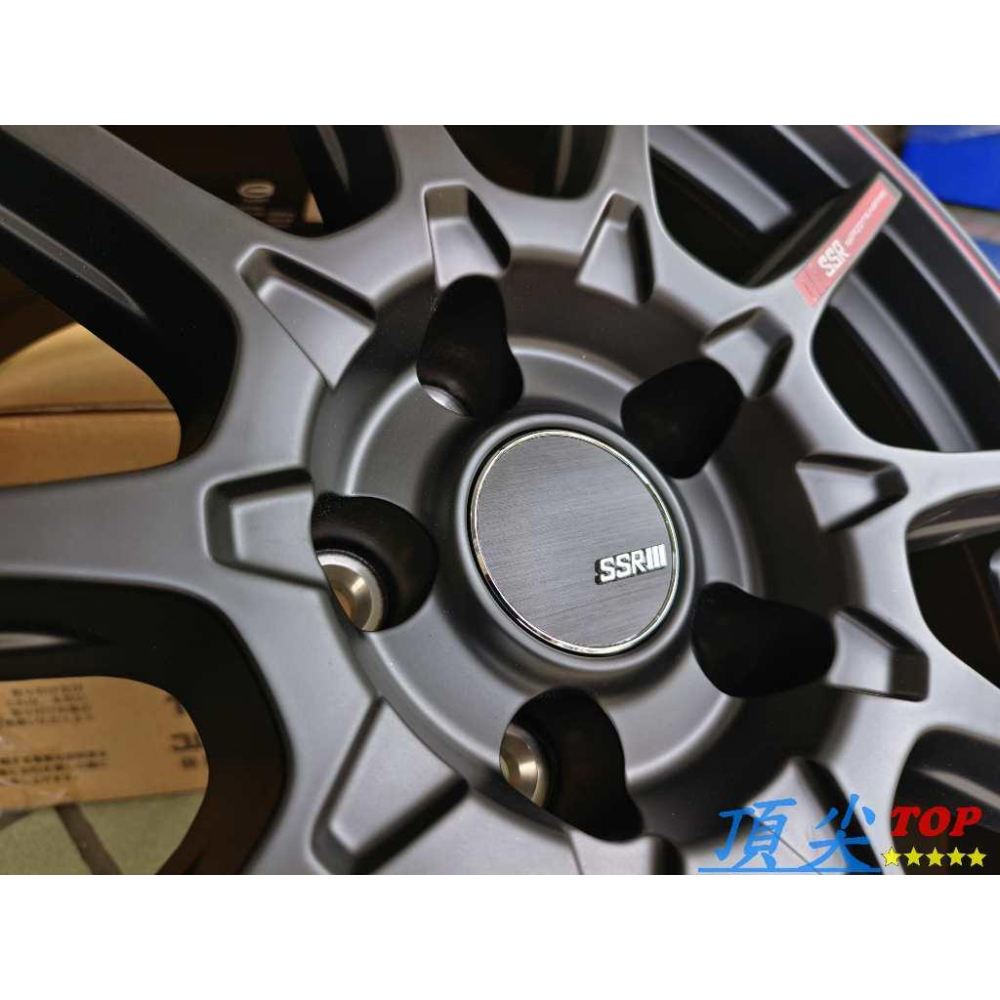 【頂尖】全新 SSR鋁圈 SSR GTV05 5X114.3/5X112/5X100/5X108 平光黑+紅邊-細節圖7