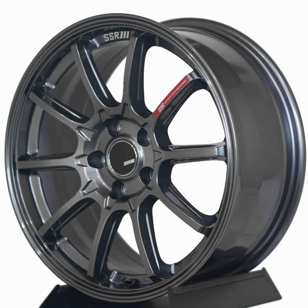 【頂尖】全新 SSR鋁圈 GTV05 亮灰 8J 5X114.3/5X112 ET40/5X108 ET38 旋壓鋁圈-細節圖2