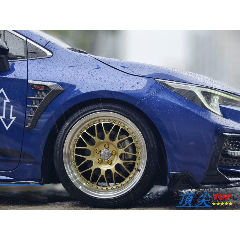 【頂尖】全新18吋鋁圈 8J 5X100 ET35 海拉風鋁圈/深唇鋁圈/Aruis鋁圈/Corolla Sport鋁圈-細節圖5