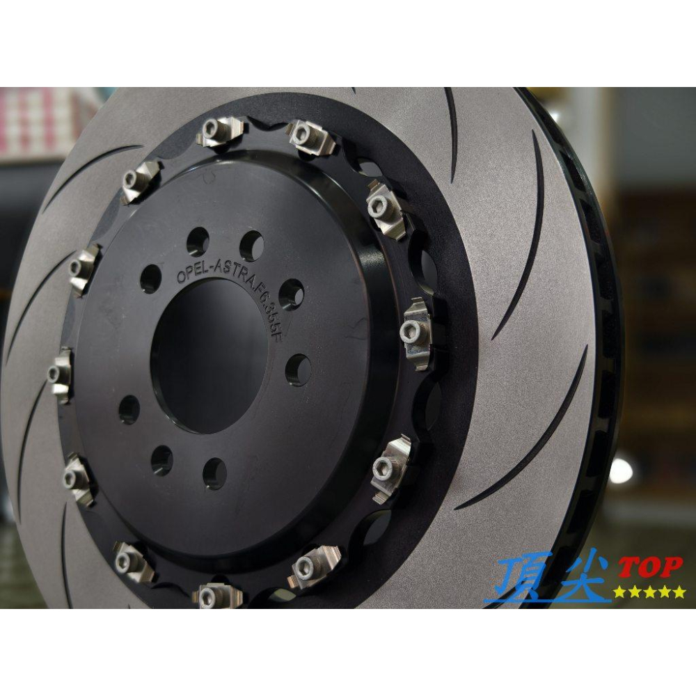 【頂尖】全新 台製四活塞卡鉗/鍛造卡鉗/大四活塞卡鉗 類AP卡鉗9440樣式+浮動碟盤+陶瓷煞車皮+金屬油管+卡鉗座-細節圖5