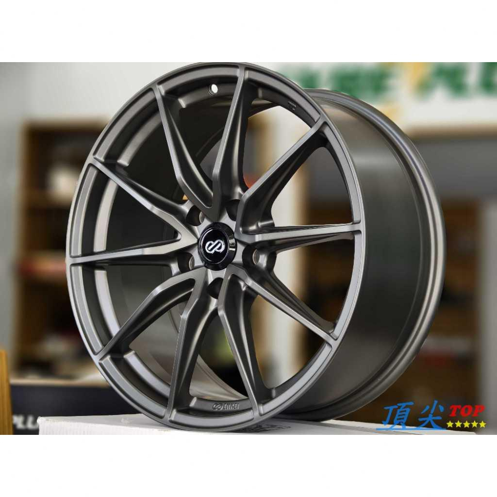 【頂尖】全新 ENKEI鋁圈SQ31 17吋鋁圈 7J/18吋鋁圈 8J 5X114.3/5X112平光鐵灰-細節圖2