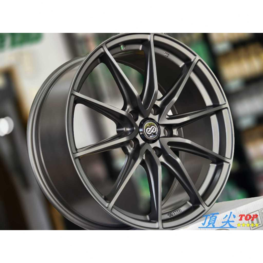 【頂尖】全新 ENKEI鋁圈SQ31 17吋鋁圈 7J/18吋鋁圈 8J 5X114.3/5X112平光鐵灰-細節圖3