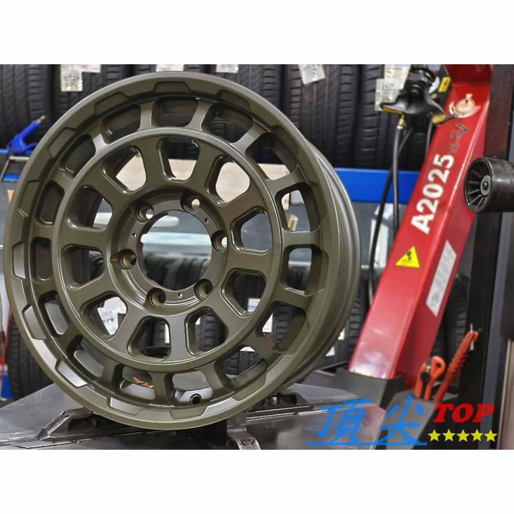 【頂尖】全新si鋁圈 18吋載重鋁圈/軍綠色鋁圈 6x139 7.5j et15 越野鋁圈/高載重鋁圈/18吋鋁圈-細節圖2
