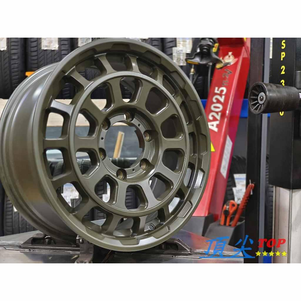 【頂尖】全新si鋁圈 18吋載重鋁圈/軍綠色鋁圈 6x139 7.5j et15 越野鋁圈/高載重鋁圈/18吋鋁圈-細節圖3